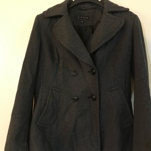 Giacca Wool Blend Double Breasted Pea Coat